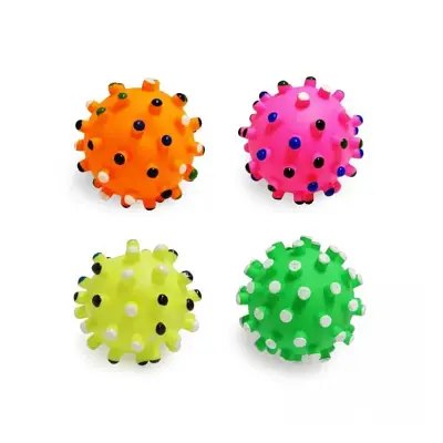 Brinquedo Cães The Pets Vinil Bolinha Cravo Mix Color Grande