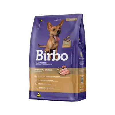 Ração Cães Birbo Adultos Tradicional Frango 25Kg