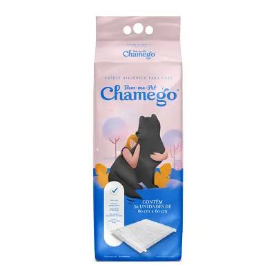 Tapete Higiênico Cães Chamego 80X60 Com 30 Unidades