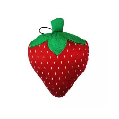Brinquedo Mordedor Cães Pelúcia Fruit Morango Jambo