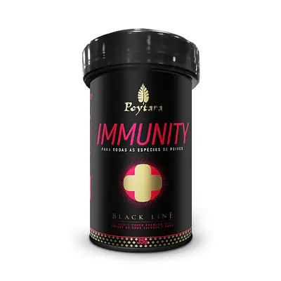 Ração Para Peixes Poytara Immunity Black Line 35g
