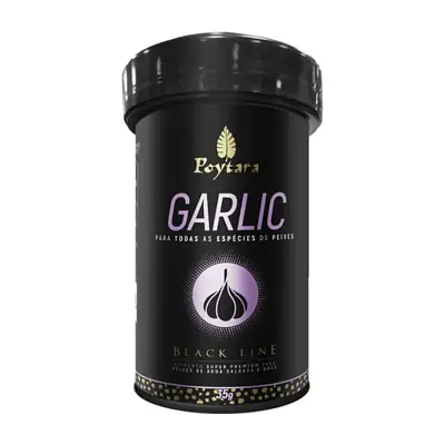 Ração Para Peixes Poytara Garlic Black Line 35g