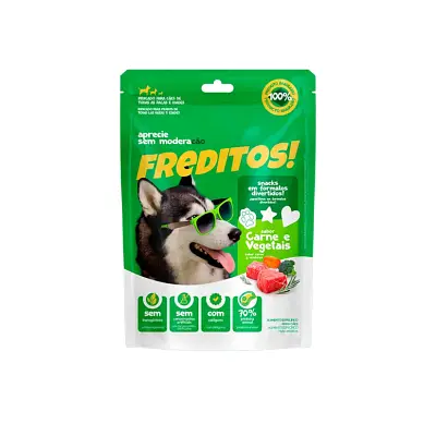 Petisco Para Cães Freditos Carne e Vegetais 50g