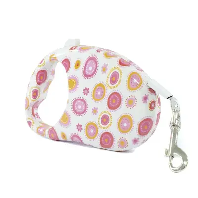 Guia Cães The Pets Retrátil Pet Girls Light 5Mts/35kg