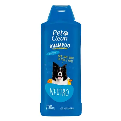 Shampoo Neutro Cães e Gatos Pet Clean 700ml