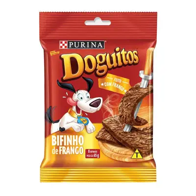 Pestico Nestle Purina Doguitos Bifinho Frango 65g