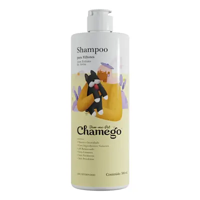 Shampoo Cães Chamego Filhotes 500ml
