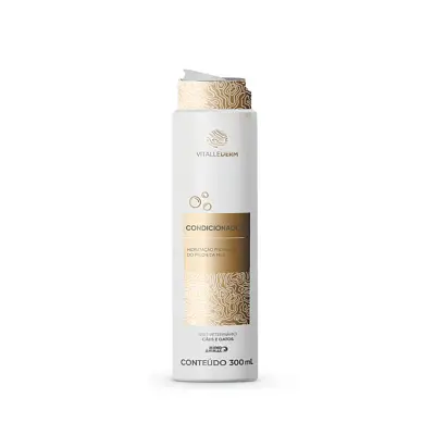 Condicionador Vitallederm para Cães e Gatos Mundo Animal 300ml