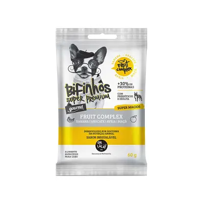Petisco Oh LàLà Cães Bifinhos Fruit Complex 60g