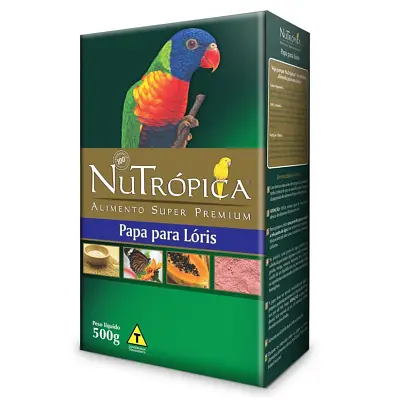 Ração para Lóris Papinha Nutrópica 500g