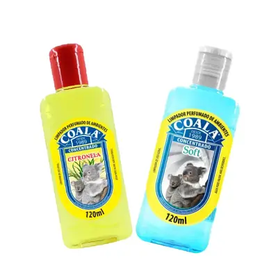 Combo Coala Limpadores 120ml Soft e Citronela
