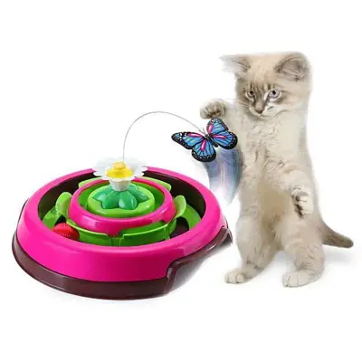 Brinquedo para Gatos Cat Spin Rosa Truqys Pets