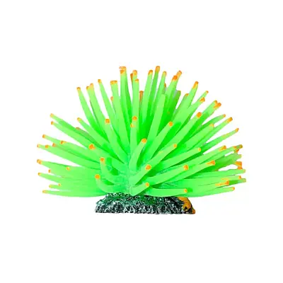 Enfeite Aquário Anêmona Short Soma Verde 11cm