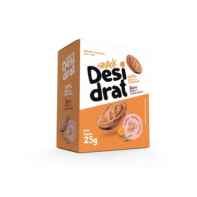 Snack Cães Desidrat Frango Cenoura e Alecrim 25g