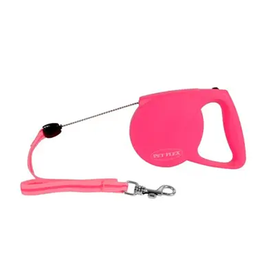 Guia Premium Rosa Petflex Soft Cães até 20kg