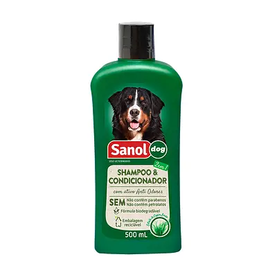 Shampoo e Condicionador Sanol Dog 500ml