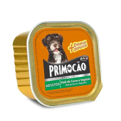 Ração Úmida Primoção Premium Pate Vegetais 300g