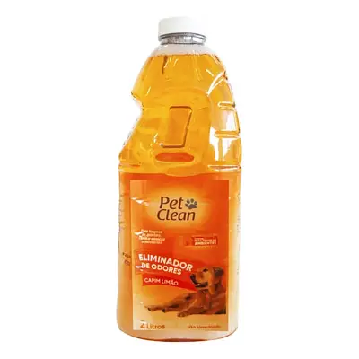 Eliminador de Odores Capim Limão Pet Clean 2L