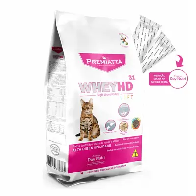 Ração Premiatta Gatos Wheyhd Lift Castrado 1kg