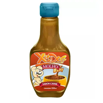 Molho XisDog Para Cães Baby Carne 250ml