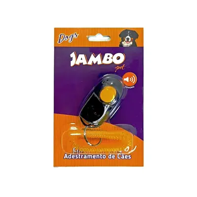 Adestrador Cães Jambo Clicker Pop Preto