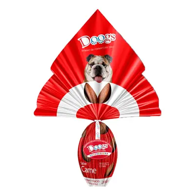 Ovo De Páscoa Para Cães Doogs Sabor Carne 200g