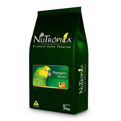 Ração Nutrópica Papagaio Com Frutas 5kg