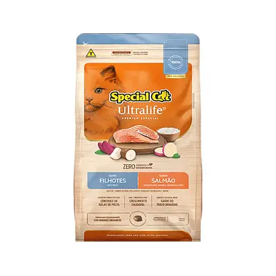 Ração Special Cat Ultralife Filhotes Salmão 10,1kg