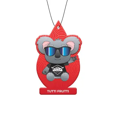 Odorizante Folhinha Auto Tutti Frutti para Carro Coala 10g