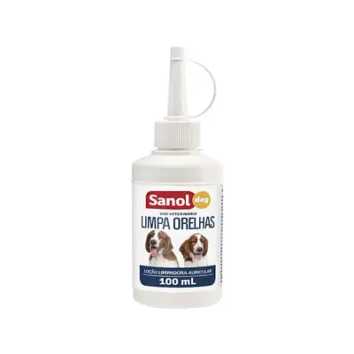 Limpa Orelhas Sanol Dog para Cães 100ml