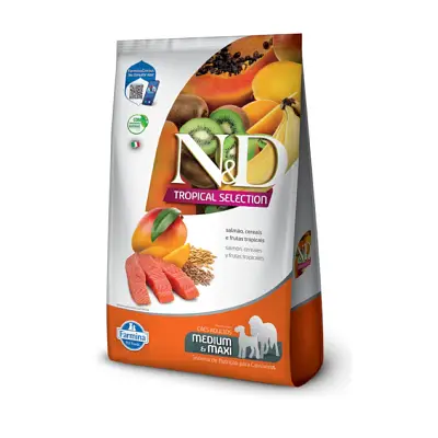 Ração ND Tropical Selection Para Cães Adultos Medium e Maxi 10,1kg