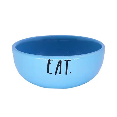 Comedouro Cerâmica Pet Injet Eat Azul Grande