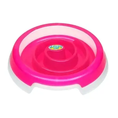 Comedouro Slow Food Rosa Médio Truqys Pets