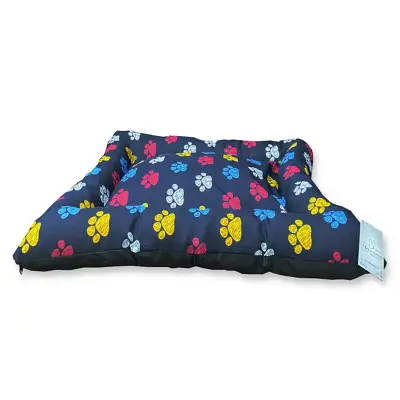 Colchonete Silicone Maxximo Pet Ziper Patinhas Preto G