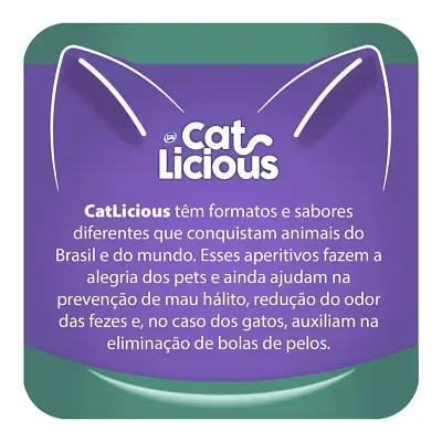 Snack Total Alimentos Cat Licious Dental 40g