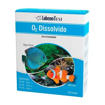 Teste de O2 Dissolvido para Aquário Labcon 15ml