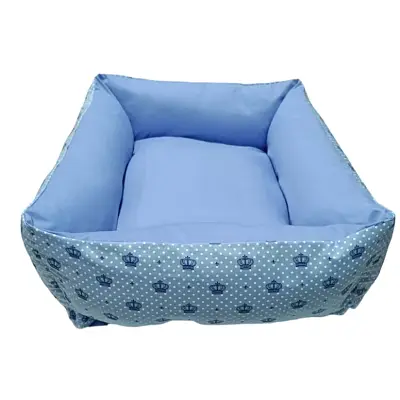 Cama para Cães e Gatos CamaPet Coroa Azul Tamanho M