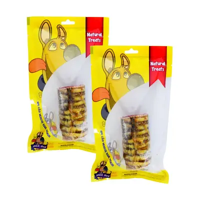 Osso Snack Show Rodelinha Recheada Frango para Cães com 2 Unidades