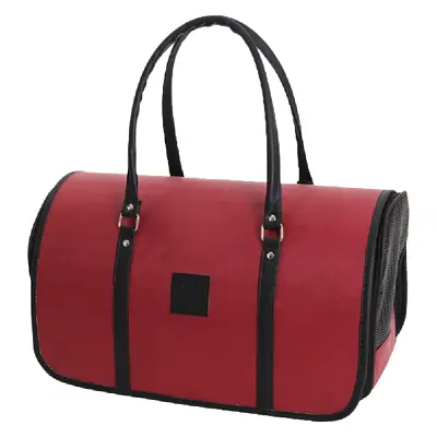 Bolsa de Transporte Saks Cães e Gatos Lateral em Poliester Bordo