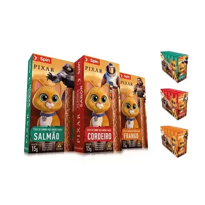 Petisco para Gatos Lightyear Spin Pet Frango 15g