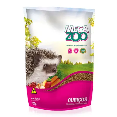 Ração Megazoo Extrusada Hedgehogs Ouriços 700g