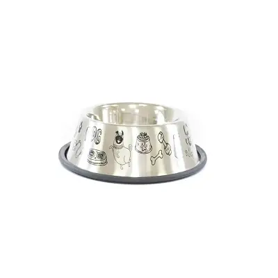 Comedouro Cães The Pets Inox Decor Anti-Derrapante 1100ml
