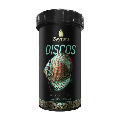Ração Para Peixes Poytara Discos Black Line 95g