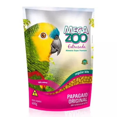 Ração Papagaios Regular Megazoo 600g