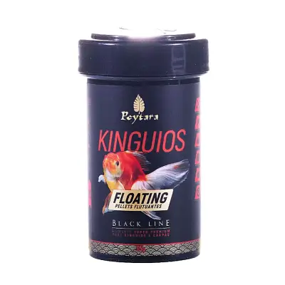 Ração Para Peixes Poytara Kinguio Black Line Floating 35g
