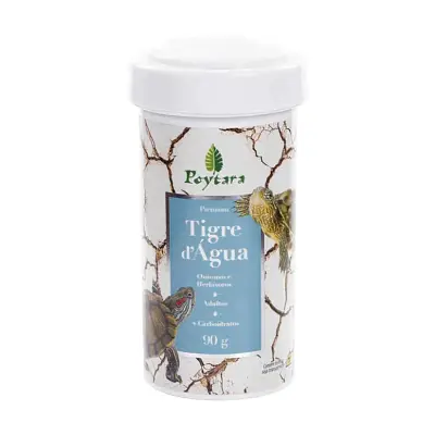 Ração Para Repteis Poytara Tigre D Agua 90g