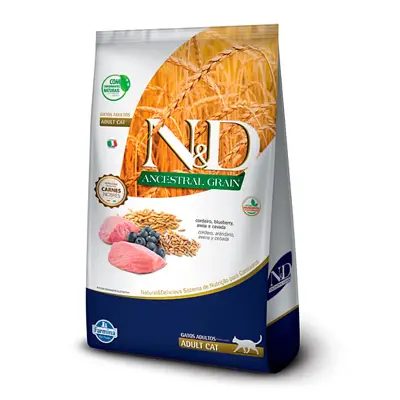Ração N&D Ancestral Gatos Adultos Cordeiro 1,5kg