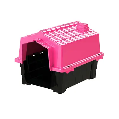 Casa Eco Colors Dog House Evolution Rosa N1