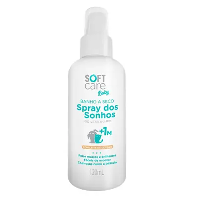 Banho à Seco Soft Care Baby Spray Dos Sonhos 120ml
