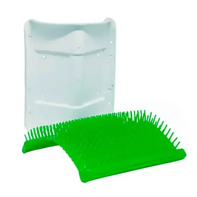 Escova Massageadora Coçadinha para Gatos Verde Truqys Pets